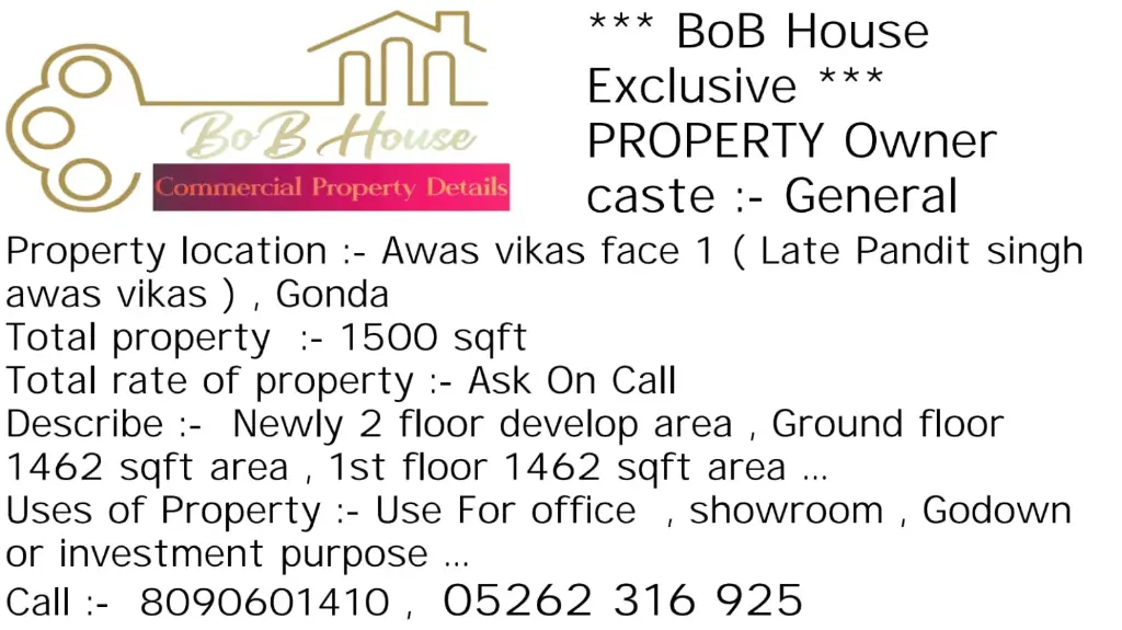 1500 SQFT COMPLEX IN AWAS VIKAS ON SELL